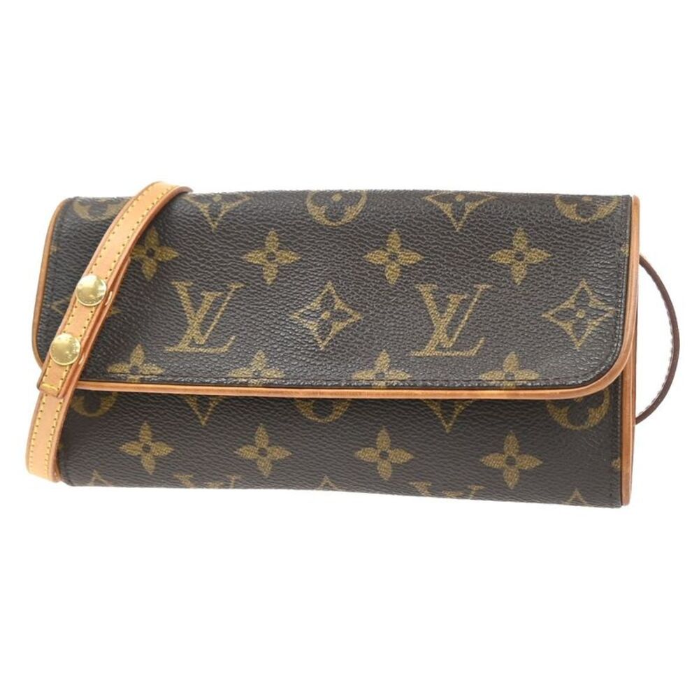 Louis Vuitton Twin Monogram Canvas Brown Canvas Handbag